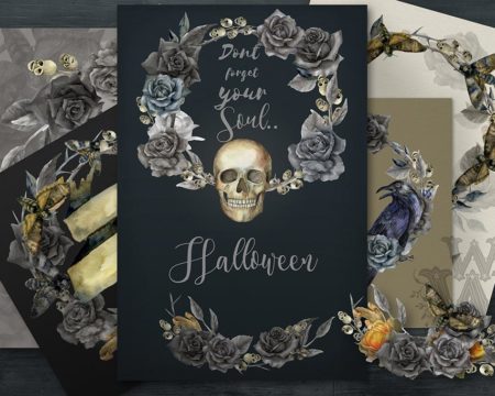 Halloween Postcard Printing Nyc 1