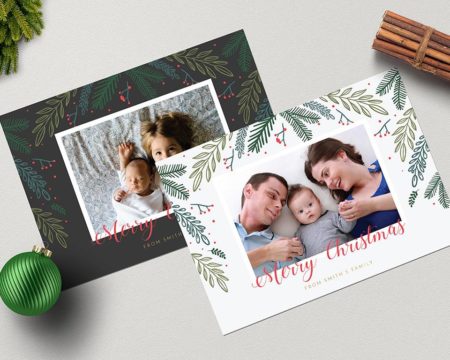 Silk Christmas Cards 1